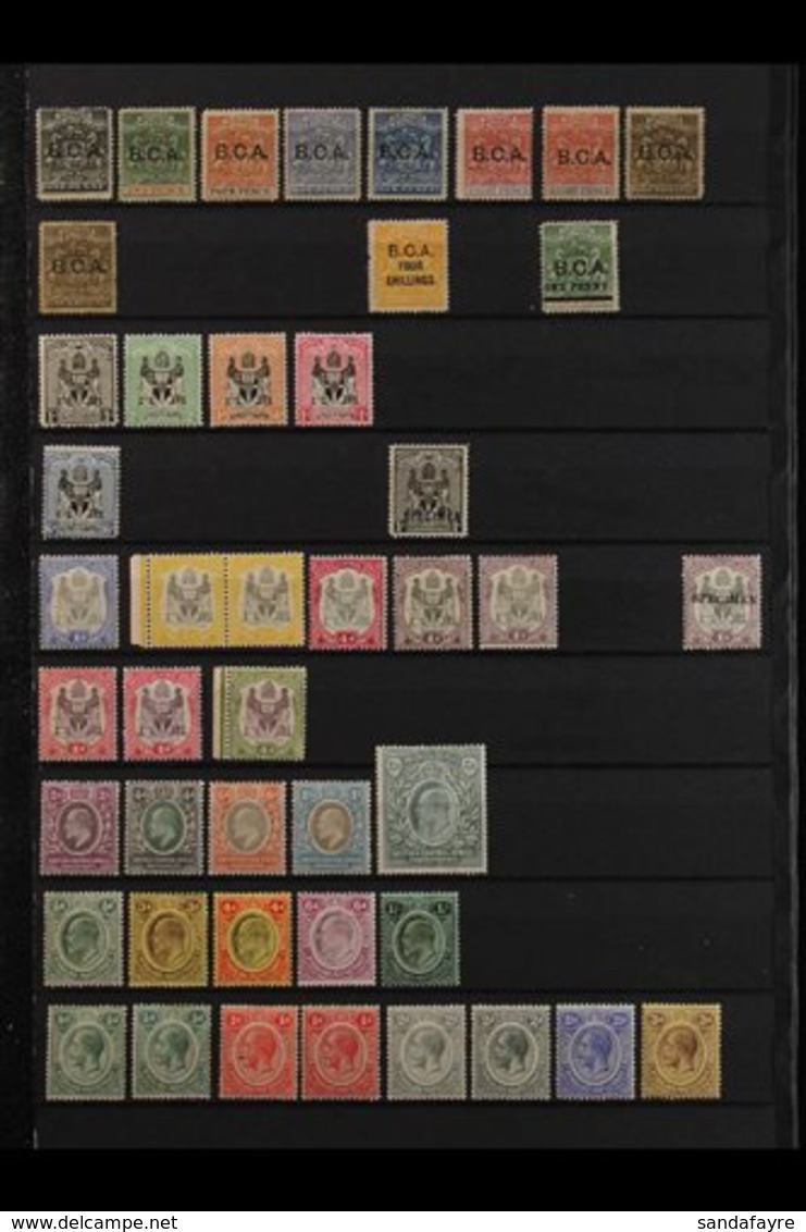 1891-1945 ATTRACTIVE MINT COLLECTION On Stock Pages, Mostly All Different, Includes 1891-95 "B.C.A." Opts Set To 6d (x2) - Nyasaland (1907-1953)