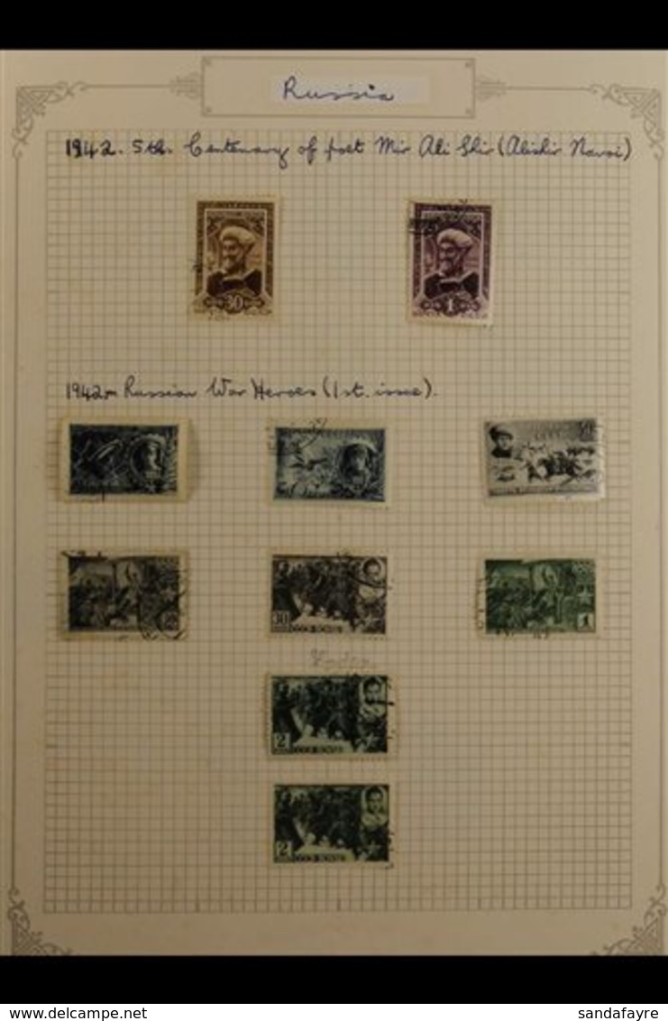 1942-1954 INTERESTING COMPREHENSIVE USED COLLECTION With Loads Of Completes Sets And Some Covers Presented In An Album,  - Other & Unclassified