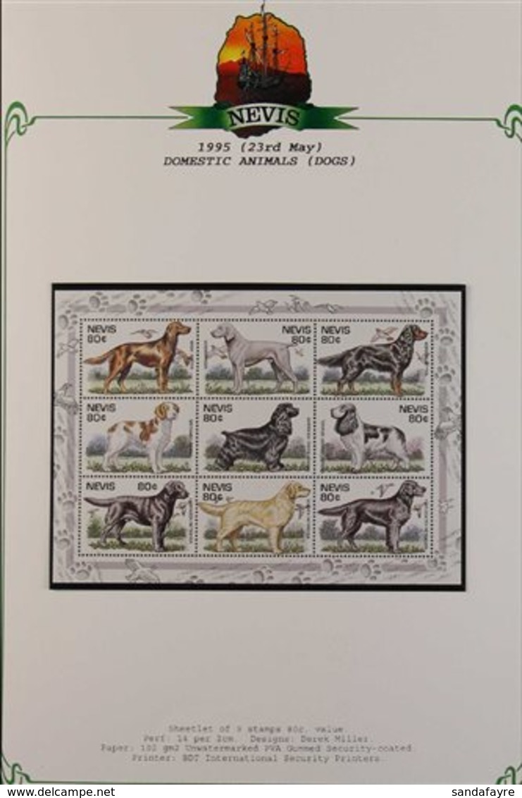 1980-96 BREATHTAKING EXTENSIVE COLLECTION A Lovely Comprehensive Never Hinged Mint (and Few Fine Used) Collection Displa - St.Christopher-Nevis & Anguilla (...-1980)