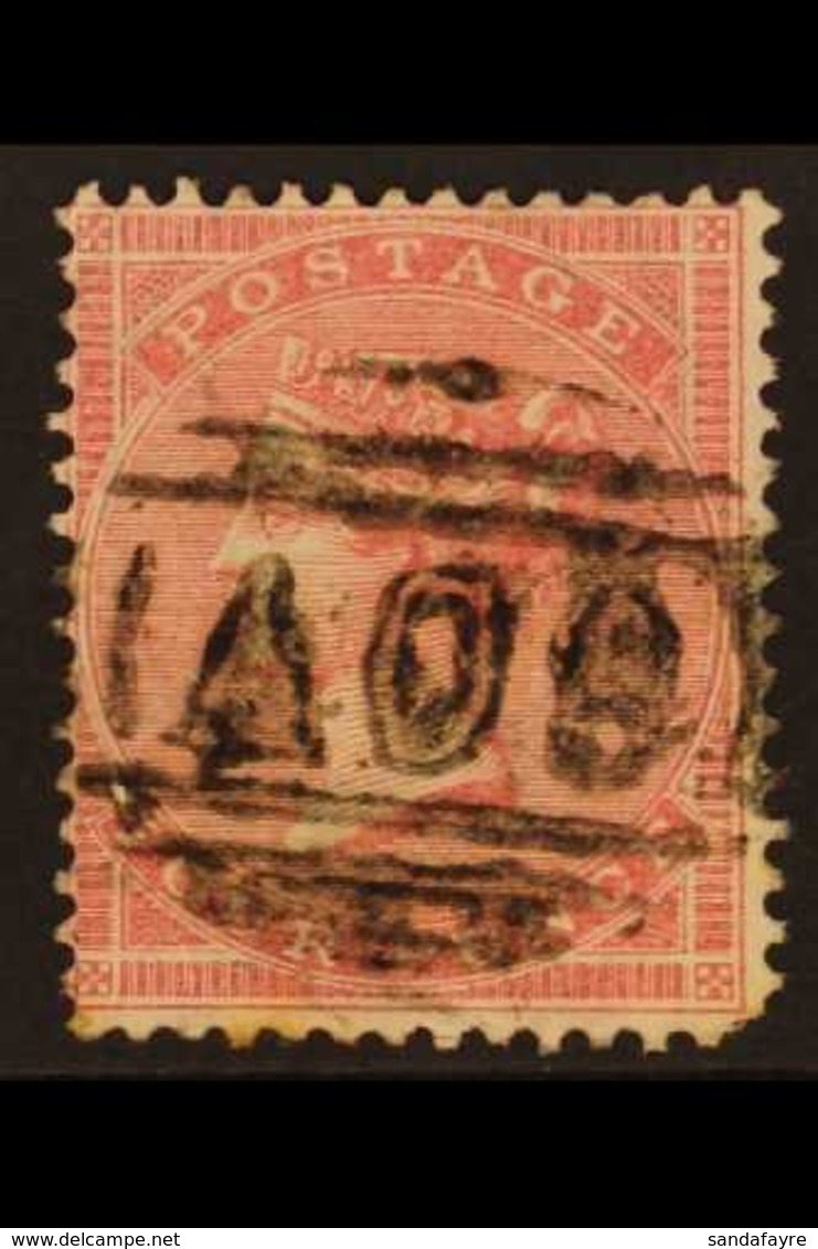 GB USED IN: 1857 4d Rose, SG Z3, With Fine Upright "A09" Cancel, Lower Right Corner Perf Pulled. For More Images, Please - St.Christopher, Nevis En Anguilla (...-1980)