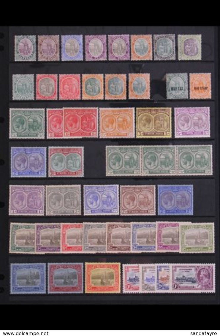 1903-1935 FINE MINT COLLECTION On A Stock Page, Virtually All Different With A Few Shades, Includes 1903 Most Vals To 5s - St.Kitts Und Nevis ( 1983-...)