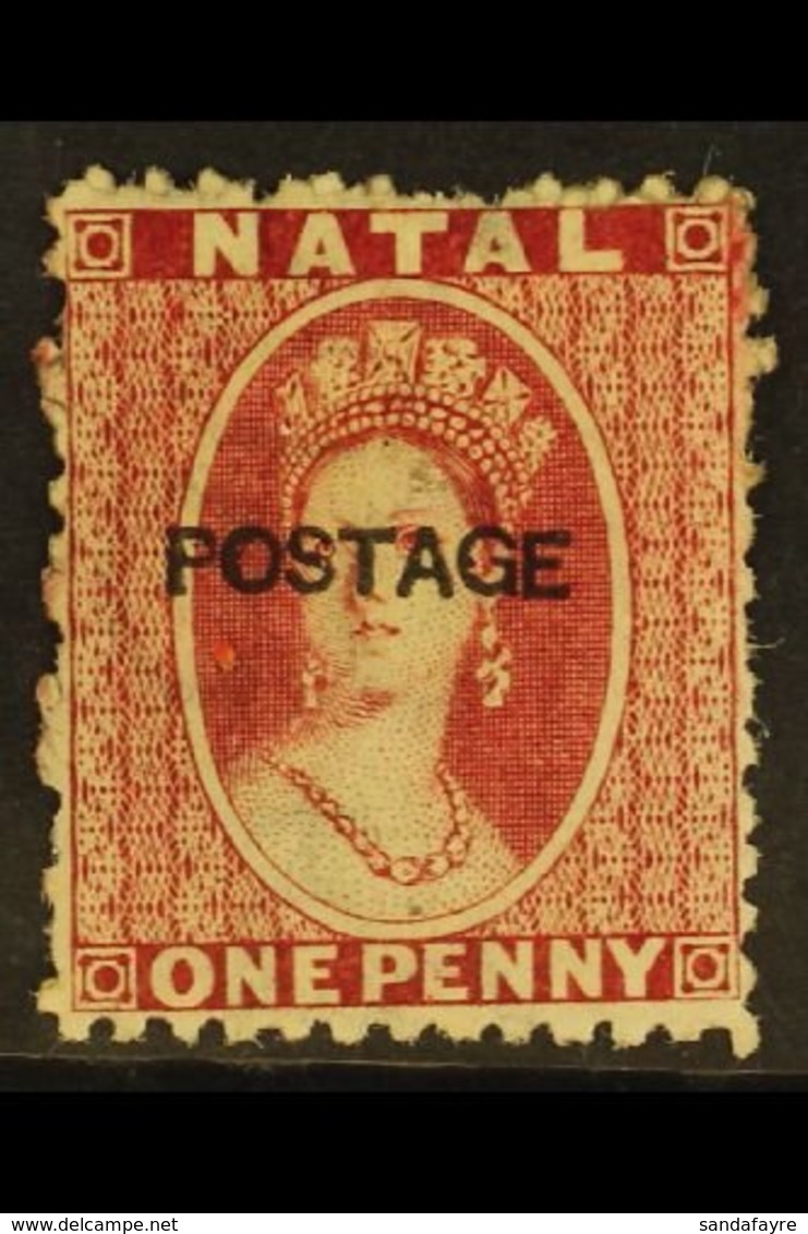 1875 1d Rose, Wmk CC, Perf 121½, Ovptd "Postage" In Sans-seriff Letters, SG 76, Fresh Mint.  For More Images, Please Vis - Non Classificati