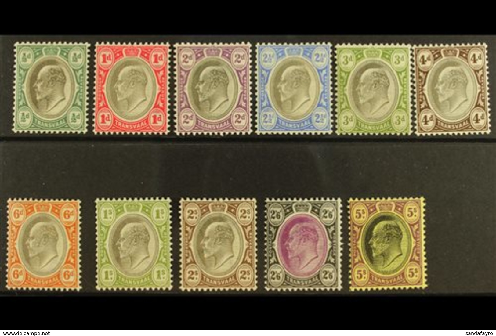 TRANSVAAL 1902 Ed VII Set To 5s Complete, SG 244/54, Very Fine Mint. (11 Stamps) For More Images, Please Visit Http://ww - Ohne Zuordnung