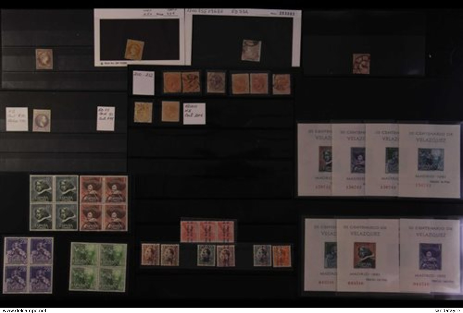 AN AMAZING SPECIALISTS BALANCE ACCUMULATION Of Never Hinged Mint & Used Stamps On Stock Cards, In Packets And Loose Page - Autres & Non Classés