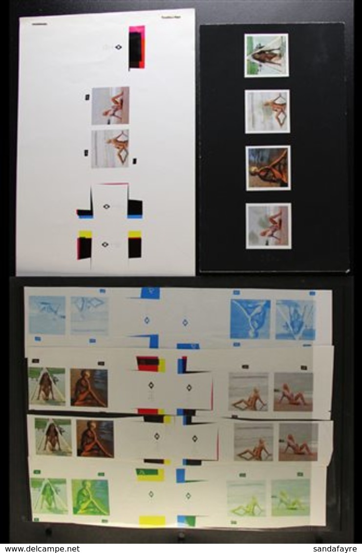 ISO LOCAL MAIL CARRIAGE STAMPS. 1969-1972 'The Girls Of Sweden' Specialized Never Hinged Mint Collection, Inc 1969 Nudes - Altri & Non Classificati