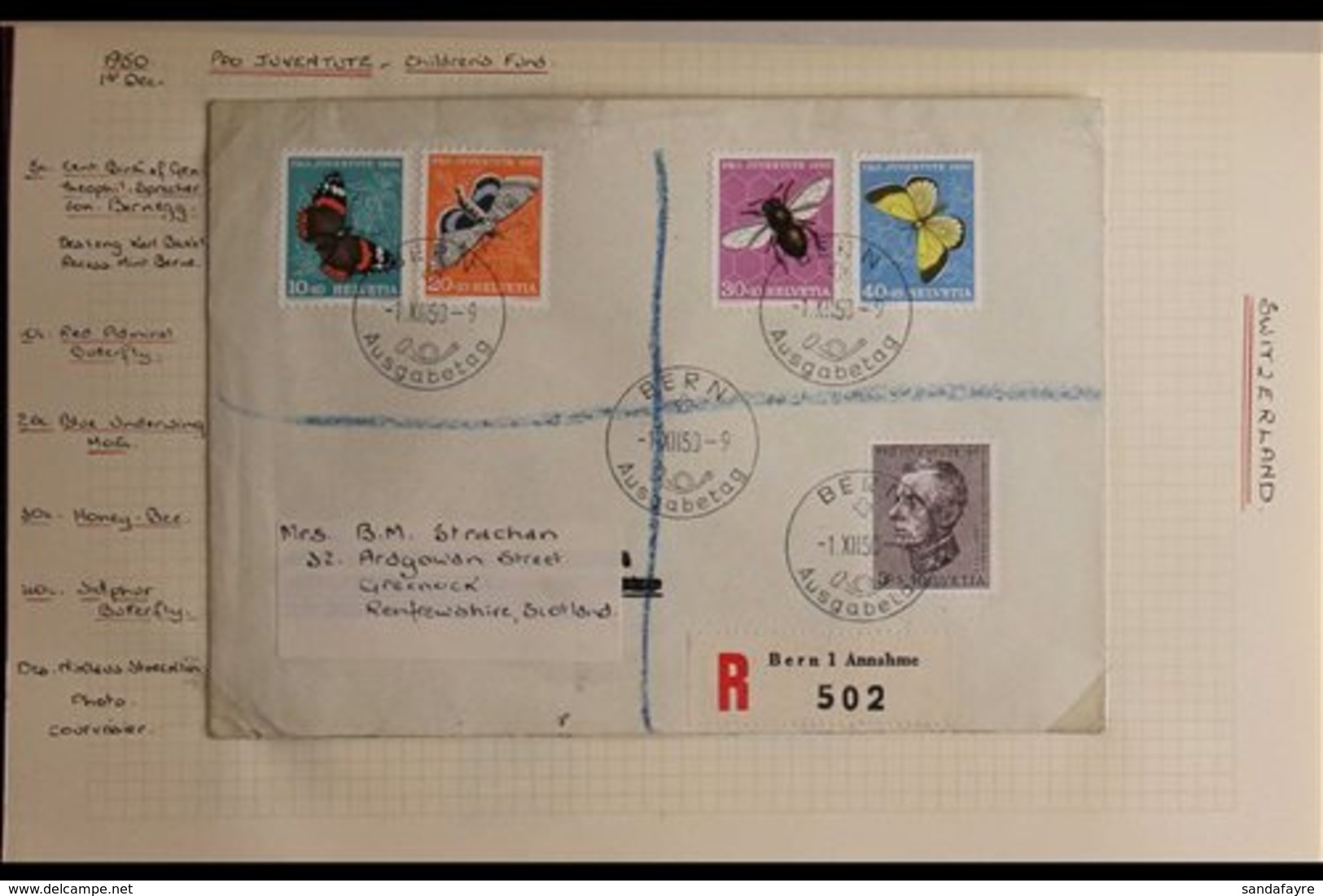 1936-1965 INTERESTING COLLECTION OF STAMPS & COVERS A Lovely Old Used Collection Of Stamps, Covers & Picture Postcards P - Autres & Non Classés