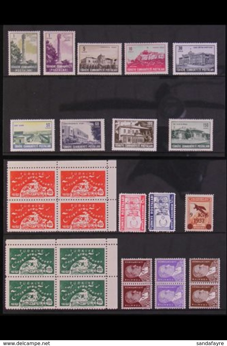 1930-72 MINT AND NEVER HINGED MINT Assembly With Stamps Sorted By Catalogue Number Into Packets, Includes Many Sets With - Andere & Zonder Classificatie