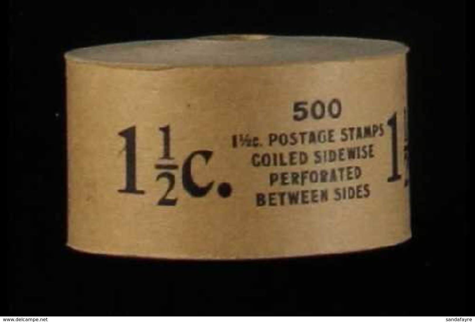 1930 COMPLETE COIL ROLL 1½c Brown Harding Perf 10 Vertically, Scott 686, Never Hinged Mint Complete Rotary Press COIL RO - Altri & Non Classificati