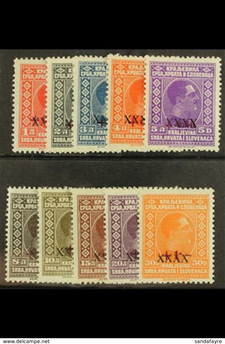 1928 Surcharge Set Ovptd With "XXXX", Yv 194/203, Very Fine Mint. (10 Stamps) For More Images, Please Visit Http://www.s - Andere & Zonder Classificatie