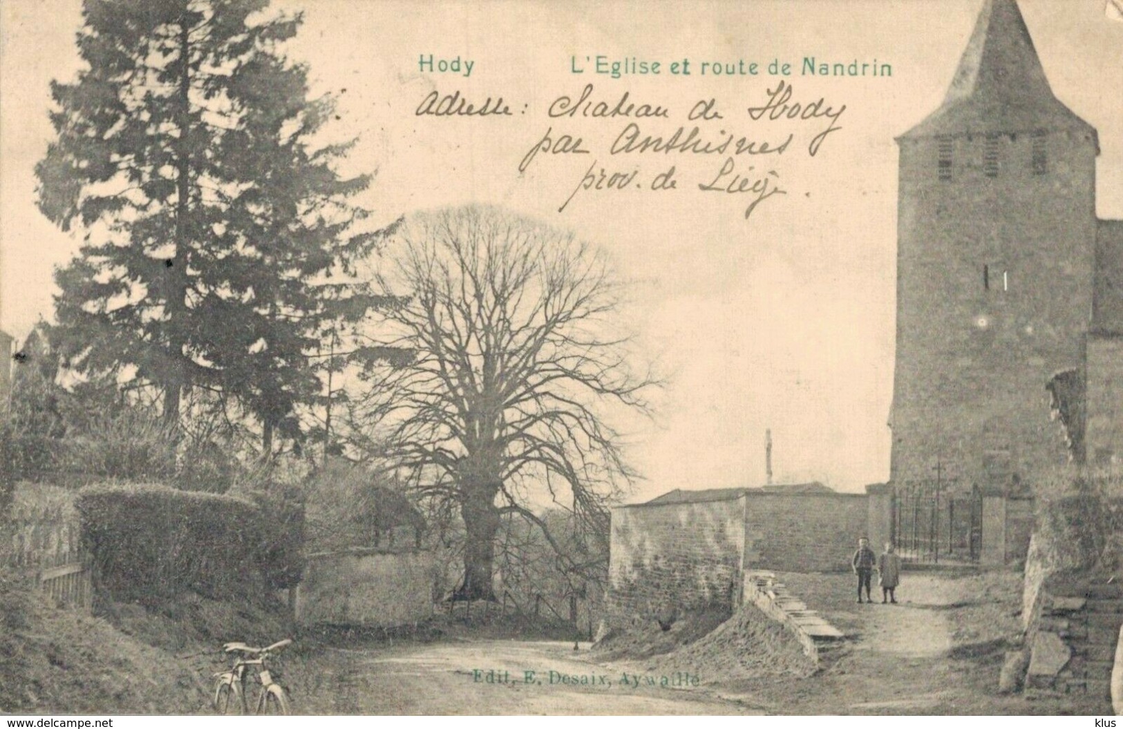 Belgium Hody L'Eglise Et Route De Nandrin - Anthisnes