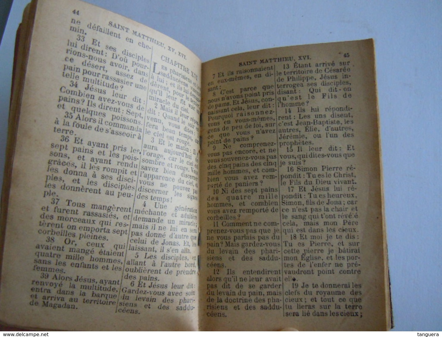 Evangile De Notre Seigneur Jésus-Christ Selon Saint Matthieu Couverture Souvenir De L'exposition Bruxelles 1910 - Religion & Esotérisme