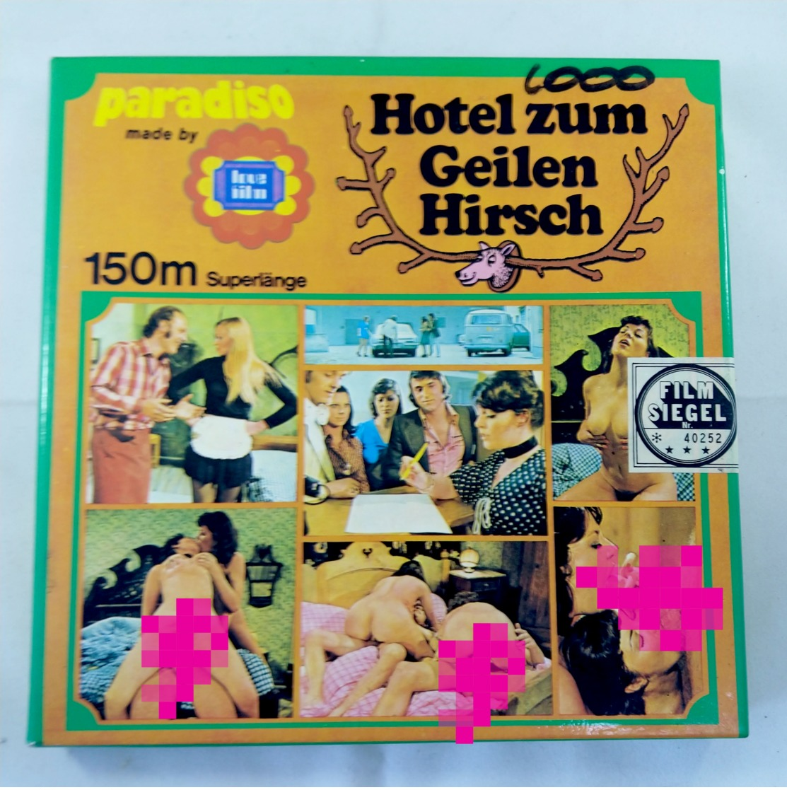 Vintage XXX Adult Super 8mm Movie - Hotel For Greedy Stag Paradiso By Love Film - Autres Formats