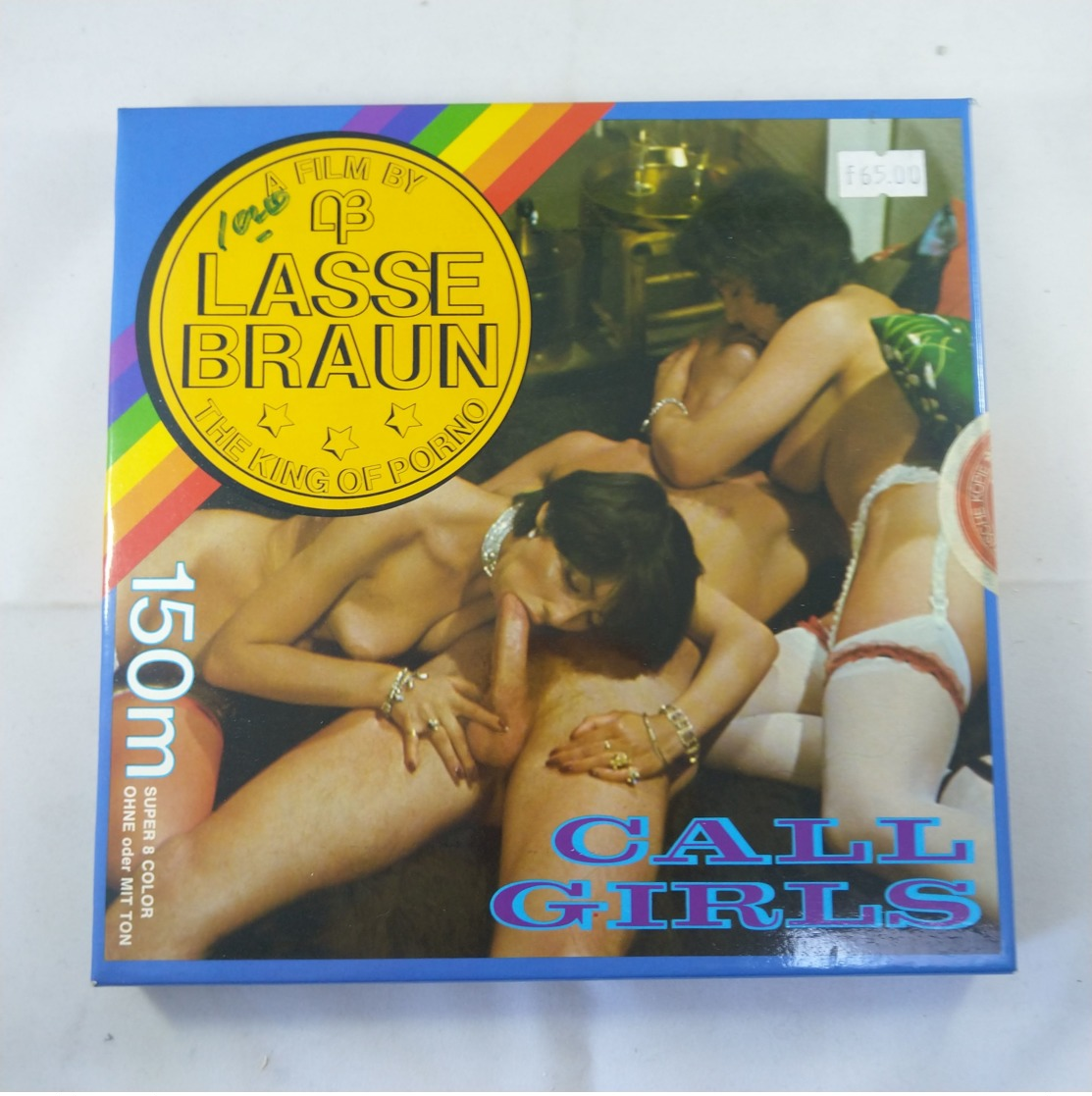 Vintage XXX Adult Super 8mm Movie Lasse Braun Call Girls The King Of Porno RARE - Other Formats