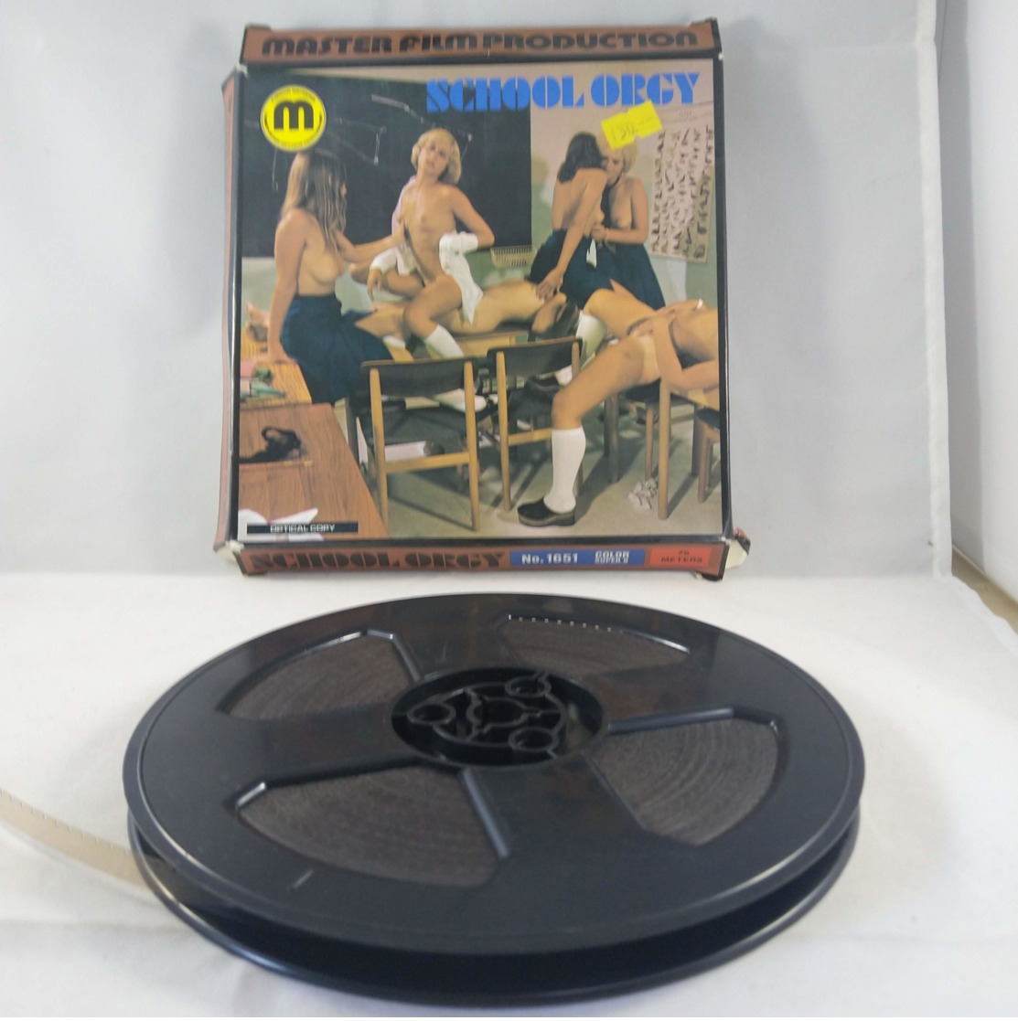 Vintage XXX Adult Super 8mm Movie - MasterFilm 1651 School Orgy Danish - Autres Formats