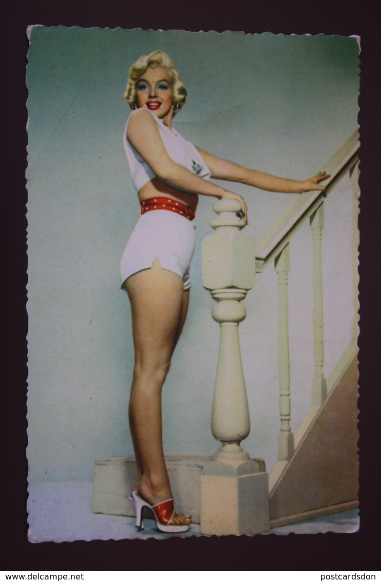 1950's Vintage Real Photo Postcard Cinema Film Actress:  Marilyn Monroe - Actores
