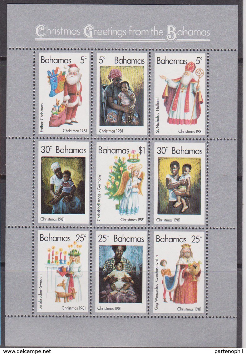 Bahamas Christmas Natale Navidad Noel Set MNH - Natale