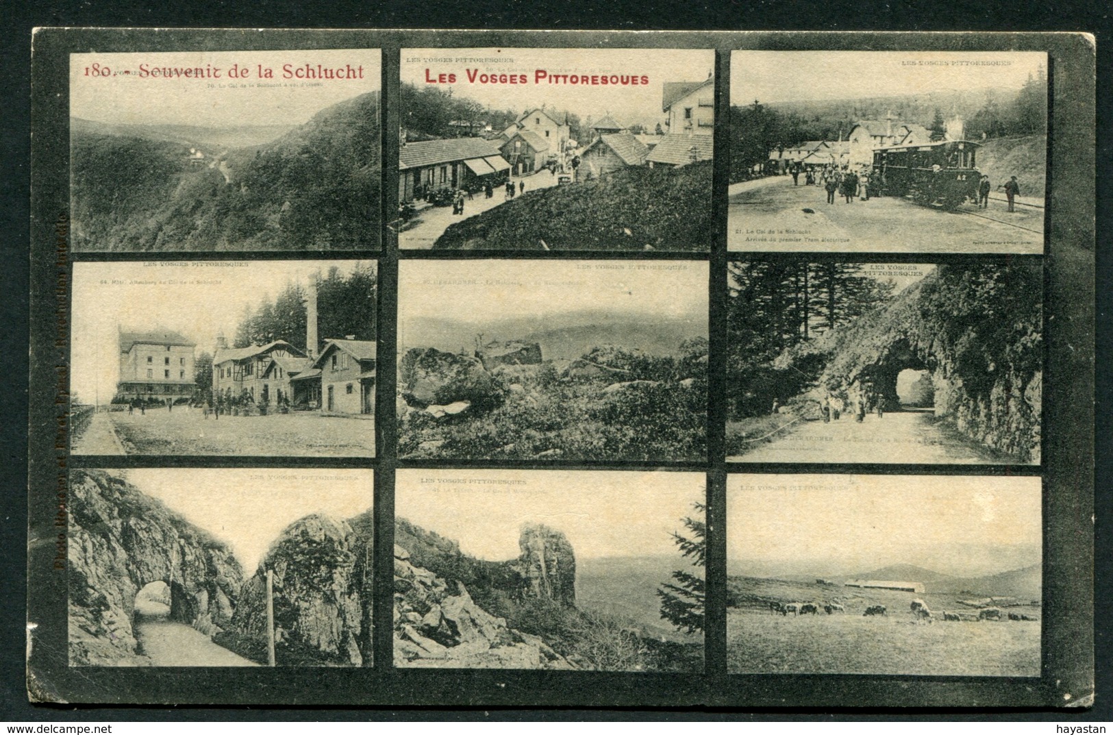 LOT DE 50 CARTES POSTALES DES VOSGES 88