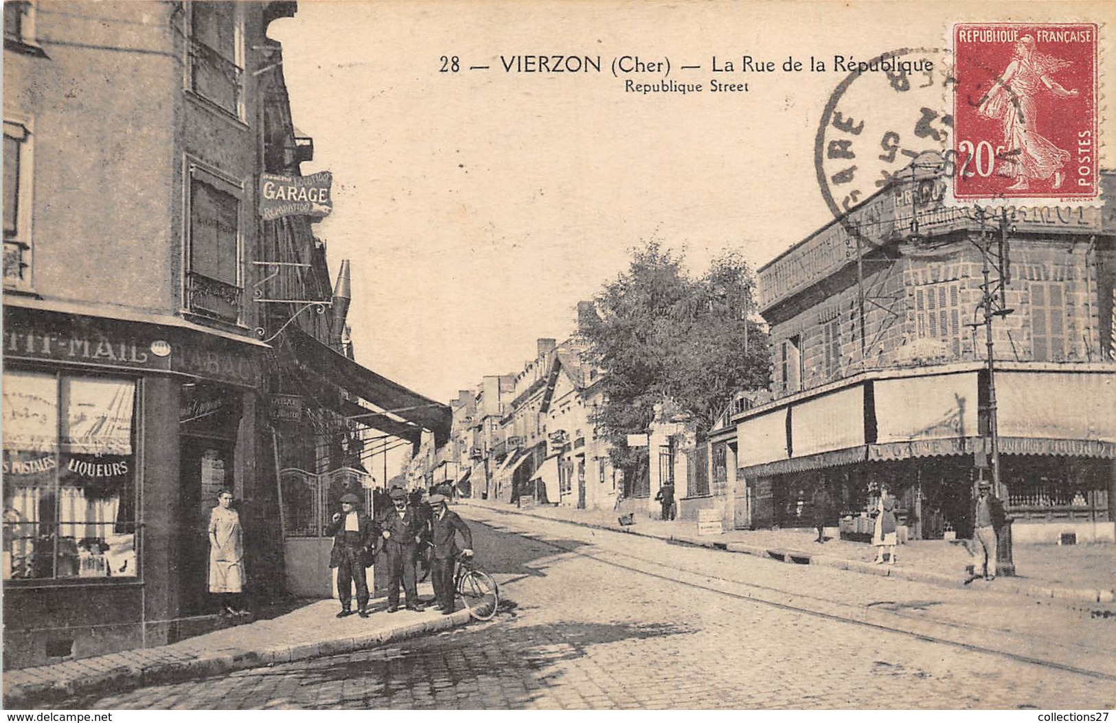 18-VIERZON-LA RUE DE LA REPUBLIQUE - Vierzon