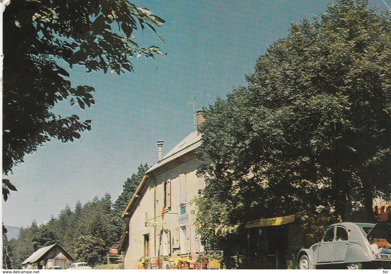 Hautes Alpes : Col Bayard : Le Refuge Du Col Bayard - Route Napoleon : Automobile - 2cv Citroen ( C.p.s.m.- M. ) - Autres & Non Classés