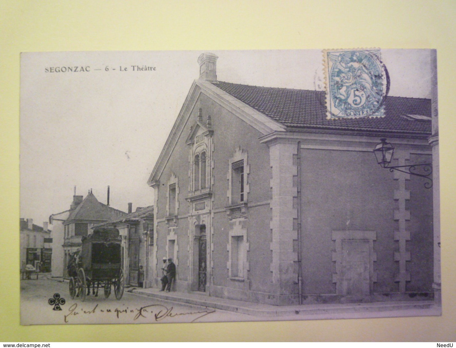 GP 2019 - 1302  SEGONZAC  (Charente)  :  Le THEÂTRE   1904   XXX - Sonstige & Ohne Zuordnung