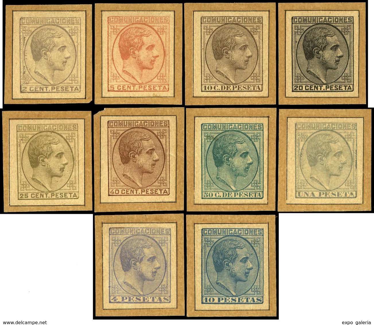 Galvez 1092/101 - Serie Completa S/D. Procedente De La Hoja Modelo. Muy Raro Conjunto - Used Stamps