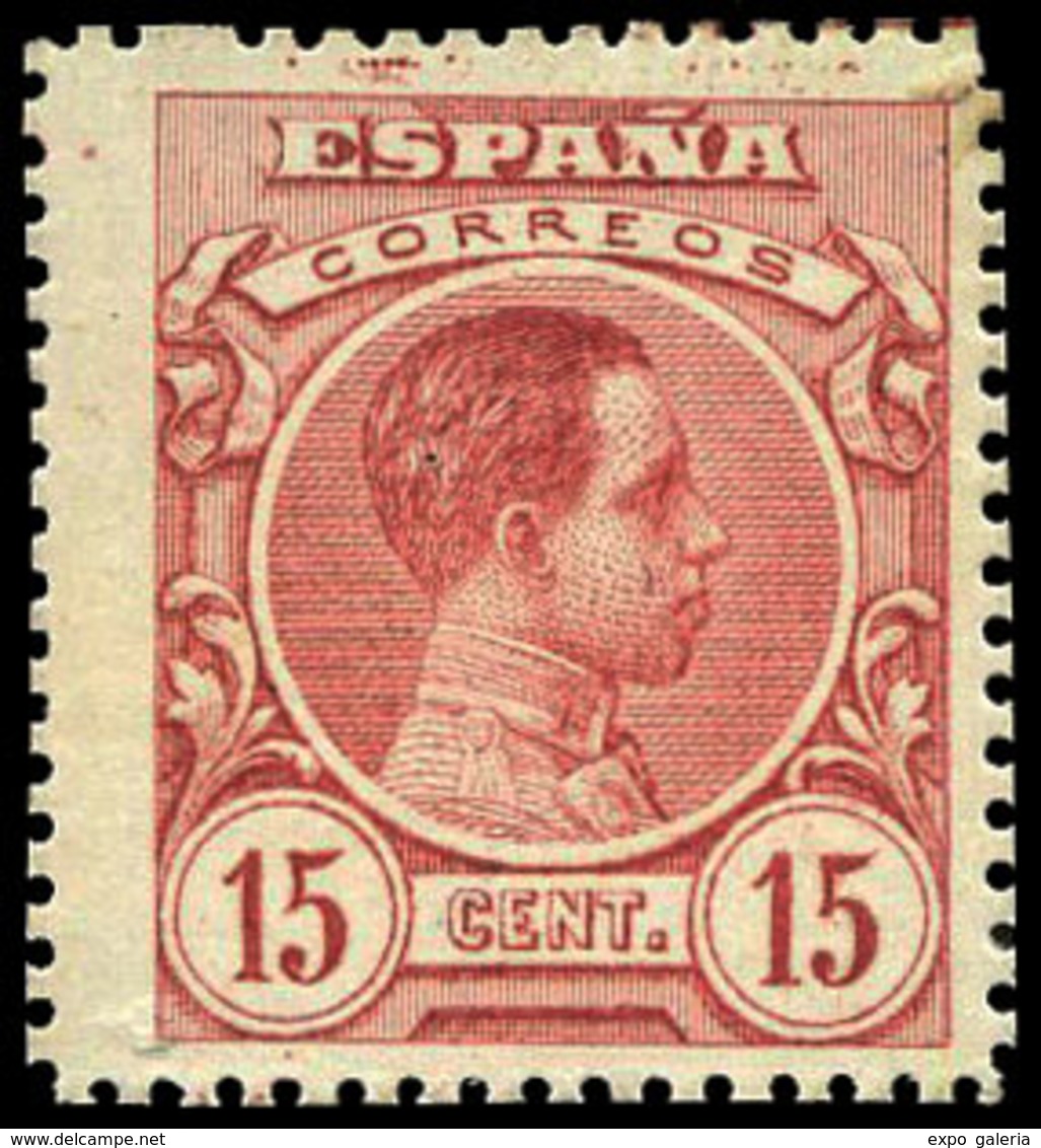 Galvez 1839 - 1909.Proyecto No Adoptado Realizado Por B. Maura. 15 Cts. Rojo Dentado. Precioso . - Unused Stamps