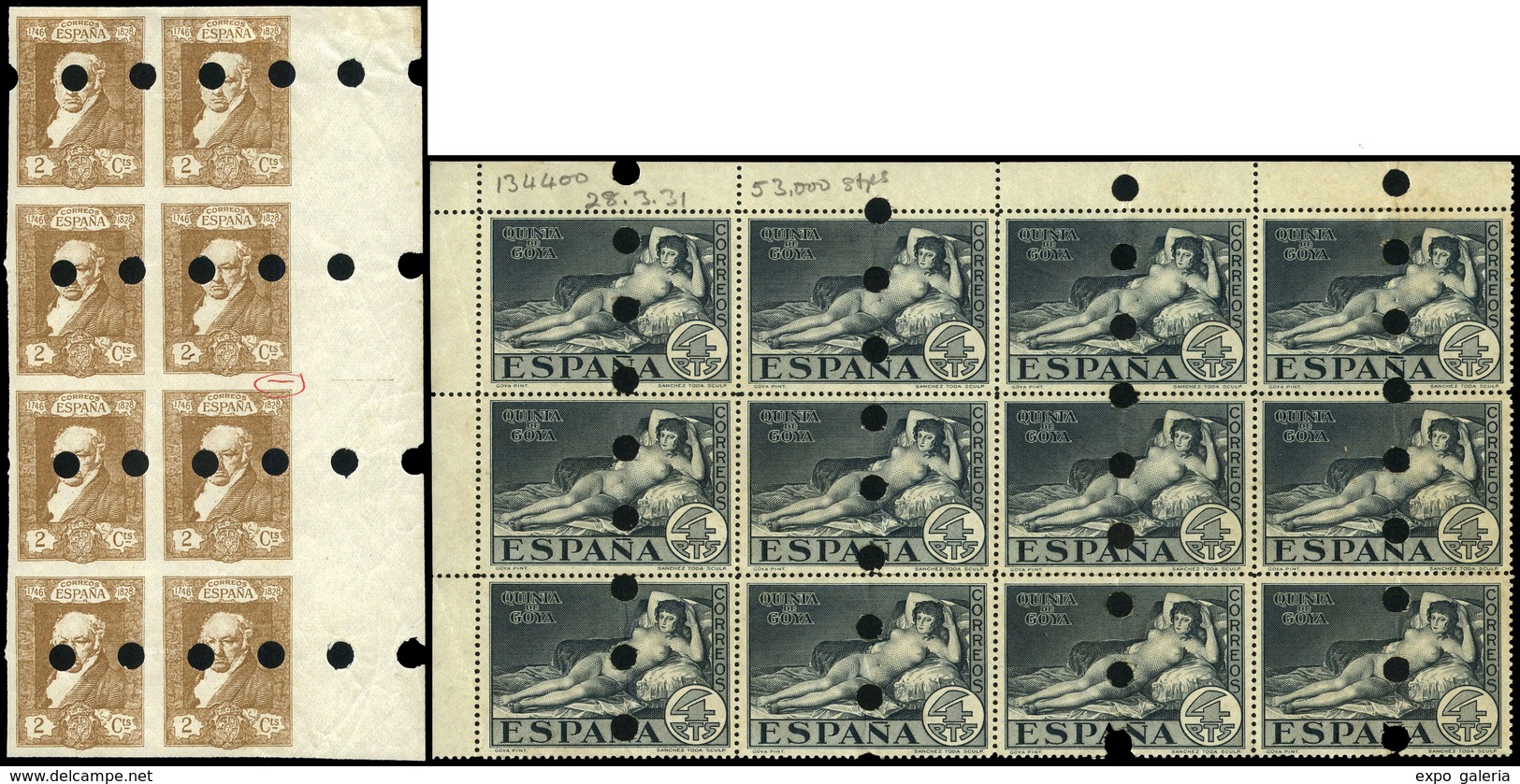 Año 1930 - Conjunto De Más De 18 Bloques De Diversos Tamaños Con Diversas Variedades, Etc… - Unused Stamps