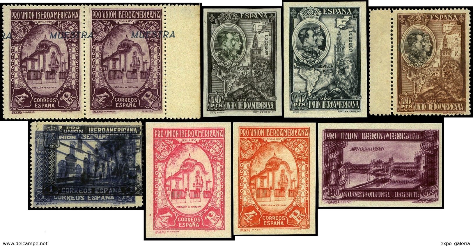 1930 Terrestre - Colección Con + De 54 Piezas Distintas Variedades (cambios De Color S/D, Errores Impresión, Etc....) - Unused Stamps