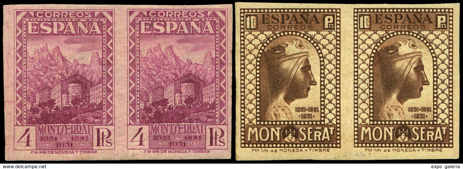 Ed. * 636s/649s - 1931. Serie Completa En Parejas S/D. Preciosa Y Muy Rara Pieza En Esta Condición. Cat. + 11.000€ - Unused Stamps