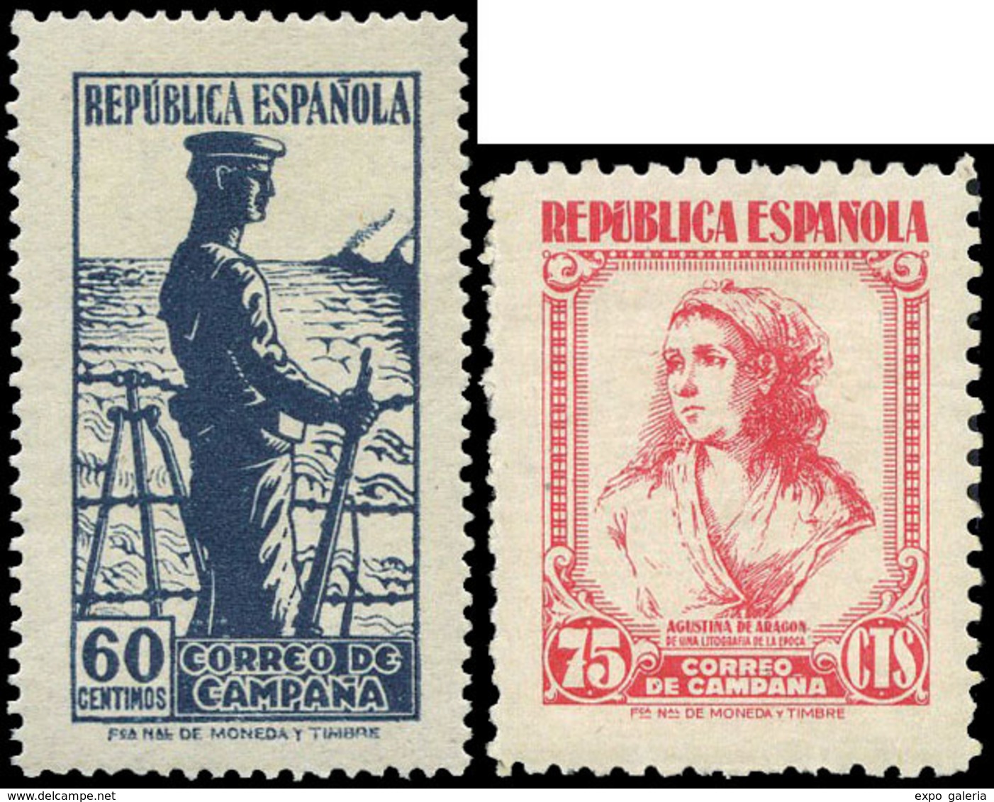 Ed. ** NE46/NE55 - 1939. Correo De Campaña. Serie Completa 10 Valores. Sin Charnela. Preciosa Y Escasa. Cat. 515€ - Neufs