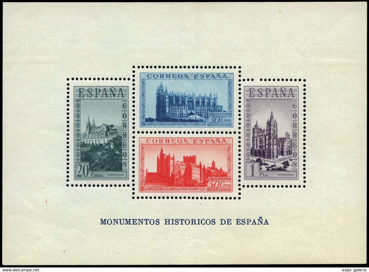 Ed. * 847cc - 1938. HB Con Los Colres Cambiados. Muy Escasa. Cat. 245€ - Unused Stamps