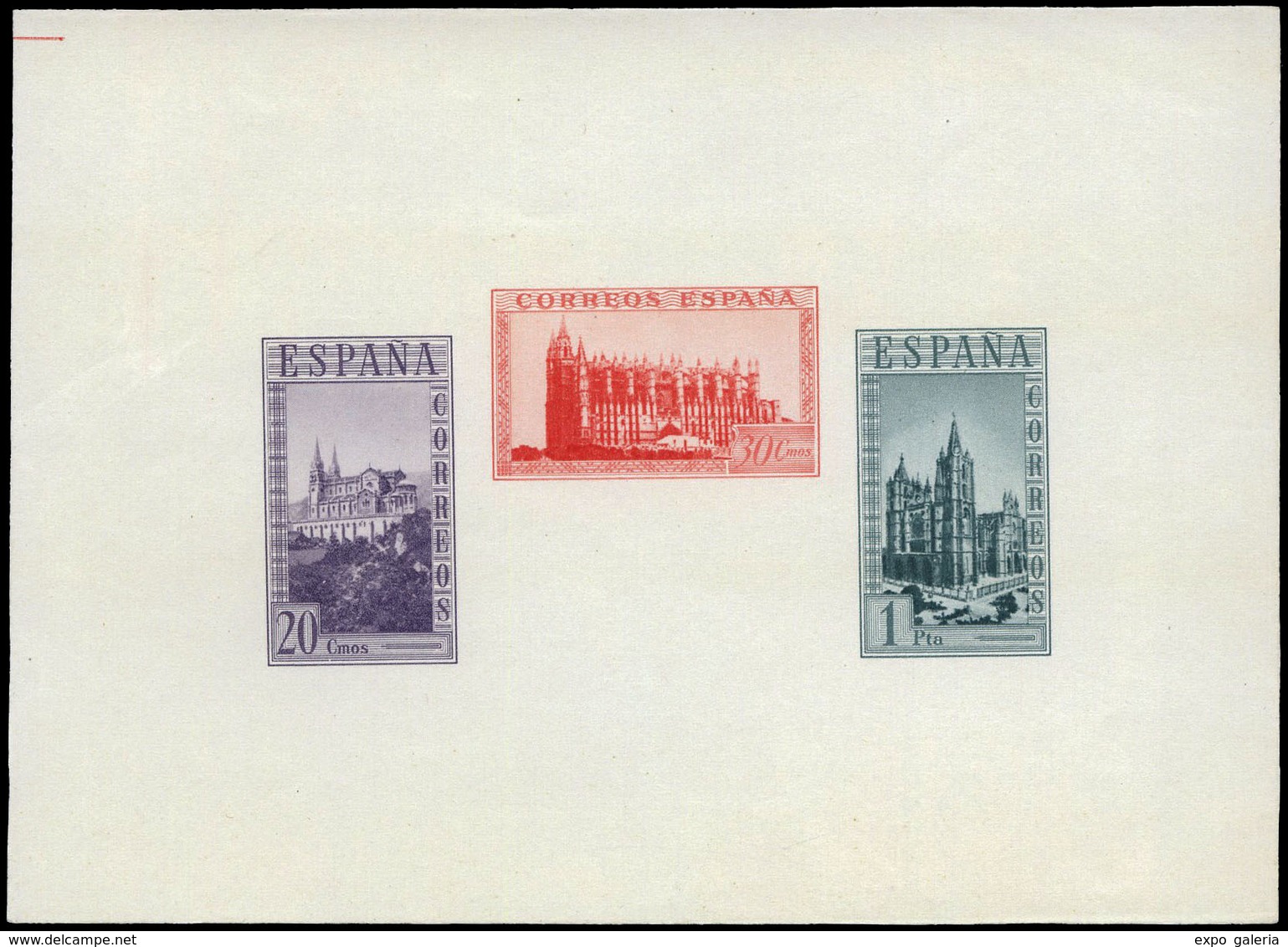 Ed. * 848 - 1938. S/Dentar. Falta Impresión Sello 50 Cts.. Preciosa Y Escasa - Unused Stamps