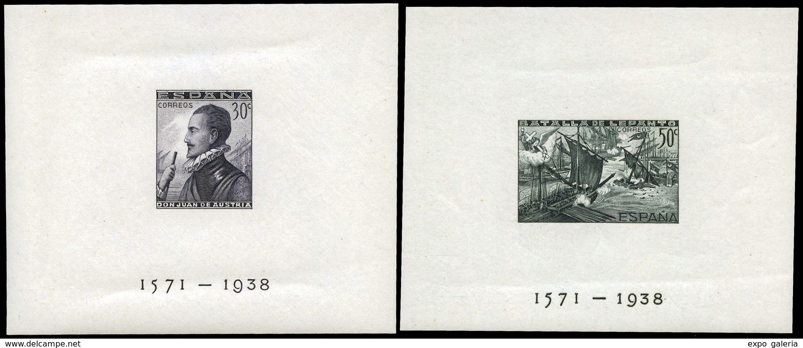 Ed. ** 864/5 - 1938. S/Dentar. Sin Charnela. Preciosas Y Escasa. Cat. 1.500€ - Unused Stamps