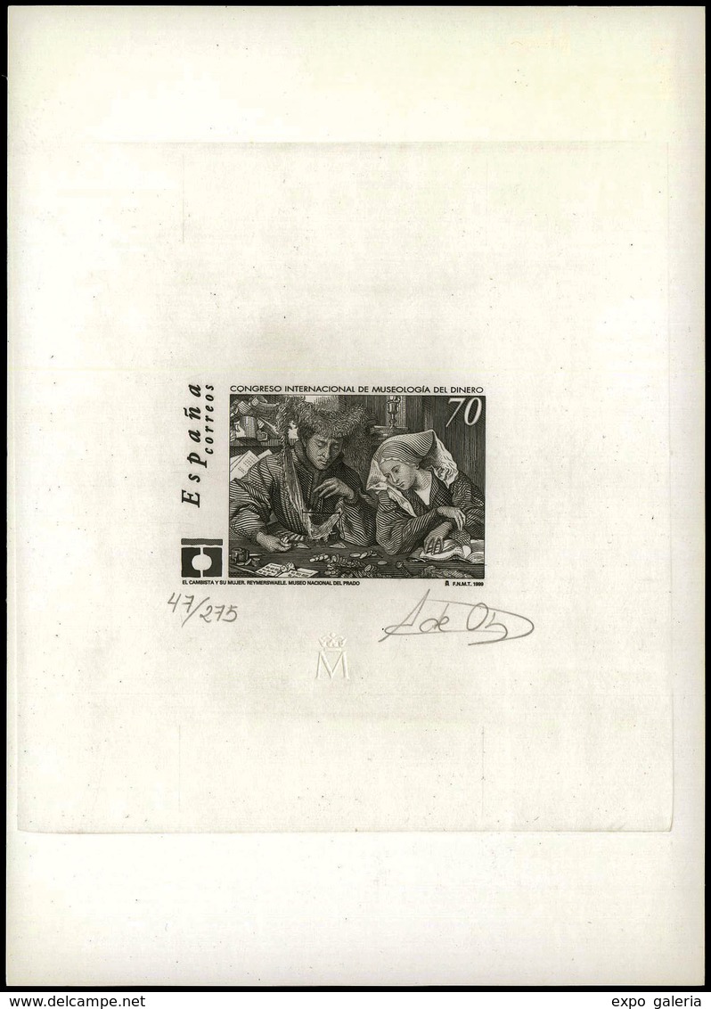 Ed. * 3678 - Congreso Internacional Museologia Del Dinero. Prueba Artista. Tirada 275 Ejemplares, Numerada Y Firmada - Covers & Documents