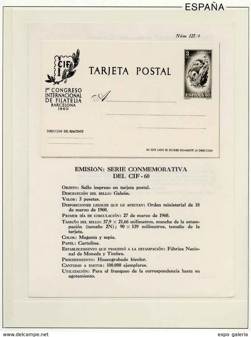 Ed. * 88M/89M - C.I.F. Conjunto De 2 E.P. En Negro Y En Los Dípticos De La F.N.M.T.. Raros En Esta Condición - 1850-1931