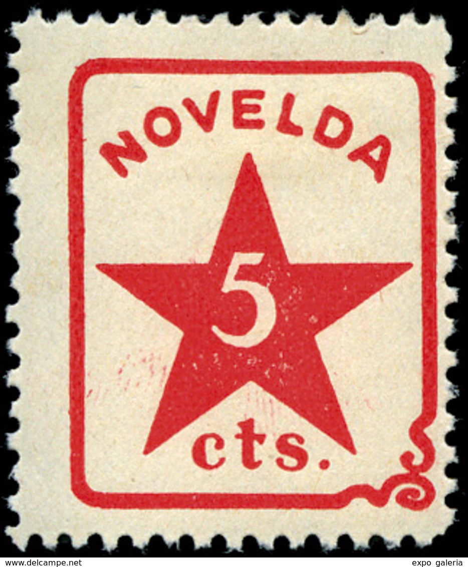 All. 9 - Alicante. NOVELDA. 5 Cts. Rojo. Raro - Republican Issues