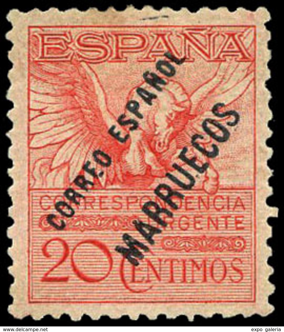 Ed. * 62 - 1929. Emisión Especial UPU. 20 Cts. Urgente.(Valor Clave De La Emisión).Centraje Lujo. Tirada 200 Ejemplares - Sonstige & Ohne Zuordnung