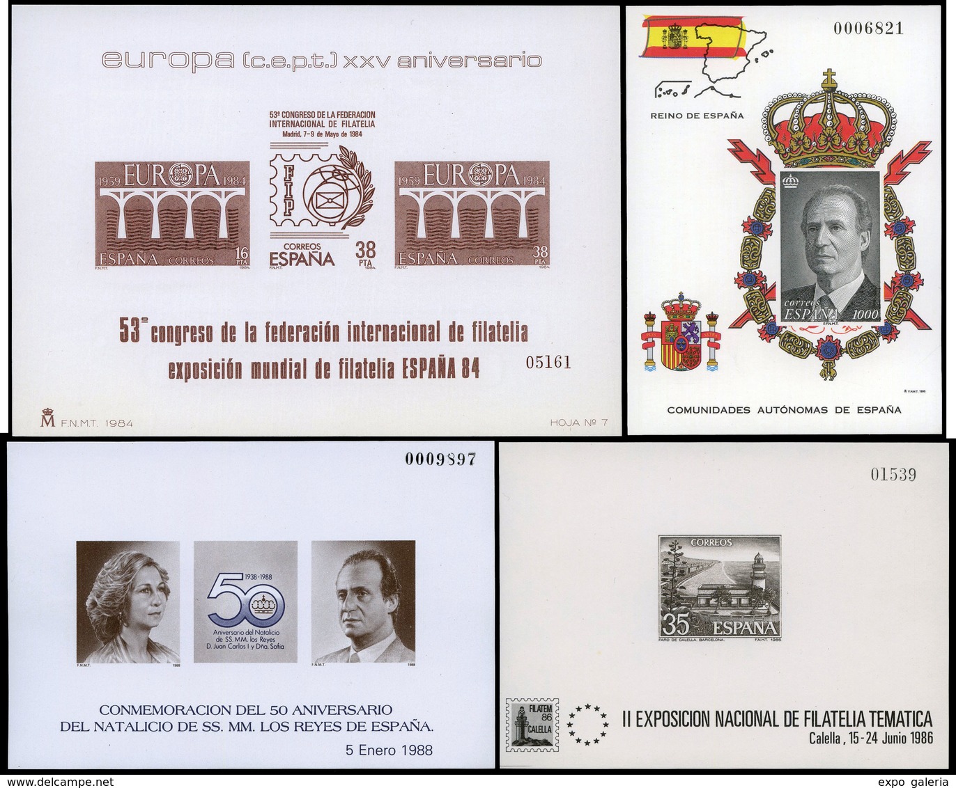 España Pruebas Lujo 1975/2008 - Colección Completa Montada En Album Edifil (incluye Calella, Autonomías, Etc...) - Sammlungen