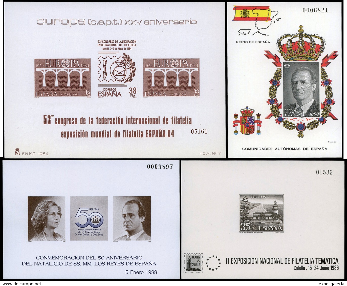 España Pruebas Lujo 1975/2008 - Colección Completa Montada En Album Edifil (incluye Calella, Autonomías, Etc...) - Collections