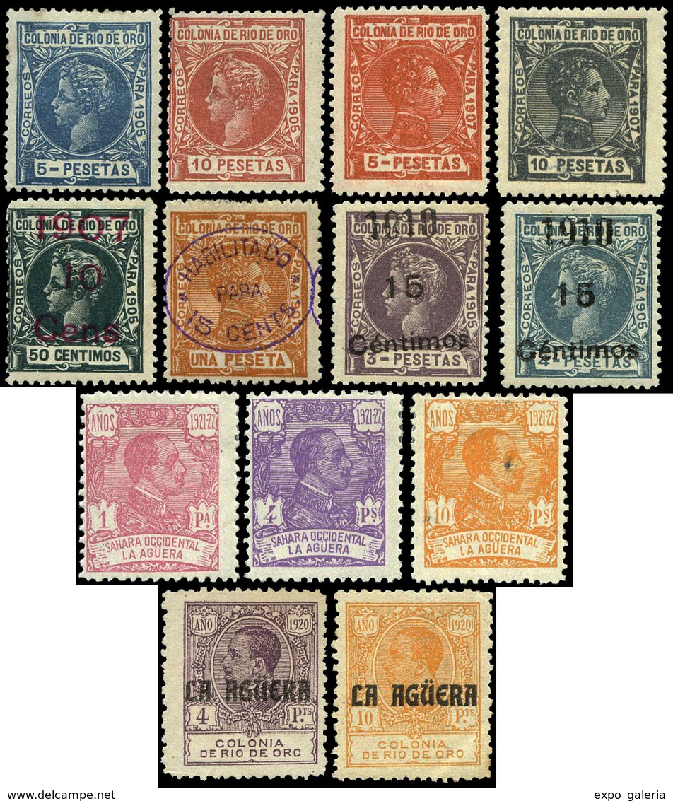 La Agüera Y Rio De Oro.1905/1923 - Colección De La Agüera (completa) + Rio De Oro (completo + 85%) - Sammlungen