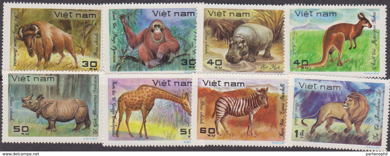 Vietnam 1982 Anumals Set MNH - Vietnam