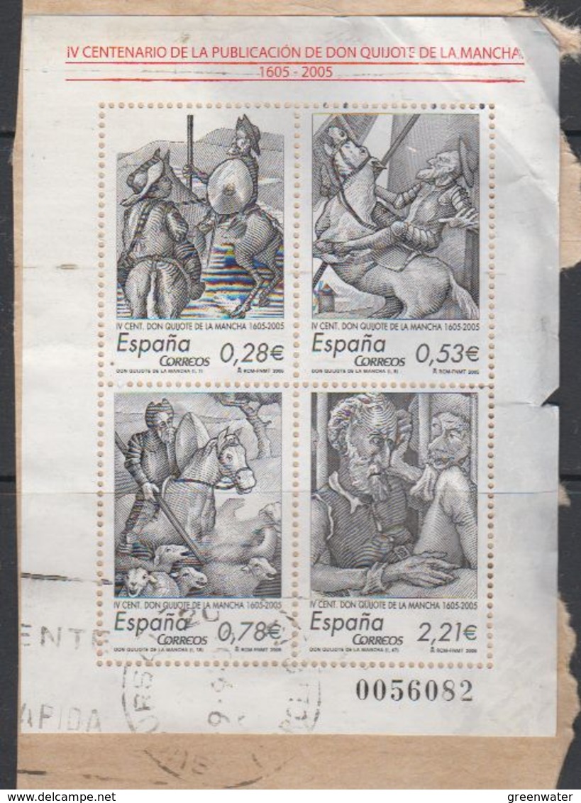 Spain 2005 La Mancha M/s Used On Paper (m/s Is Not Perfect !!!) (42829) - Blokken & Velletjes