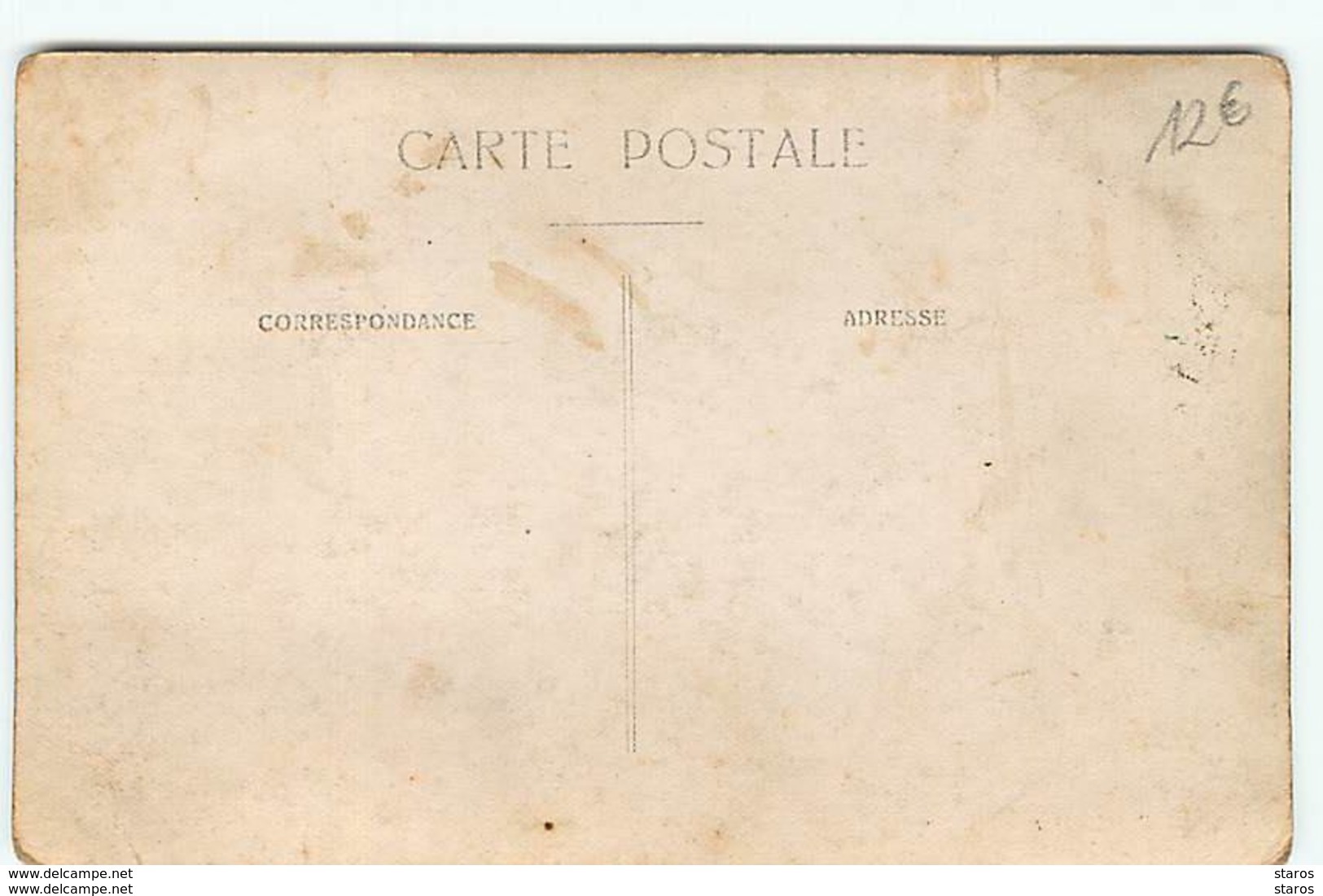 Carte-Photo - Hommes Travaillant Sur Un Cercle Métallique - Charron - Artisanat