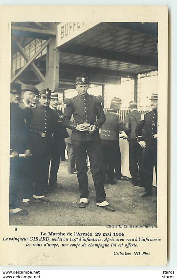 PARIS - LaMarche De L'Armée 29 Mai 1904 - Le Vainqueur Girard, Soldat Au 149è D'infanterie .... - Altri & Non Classificati