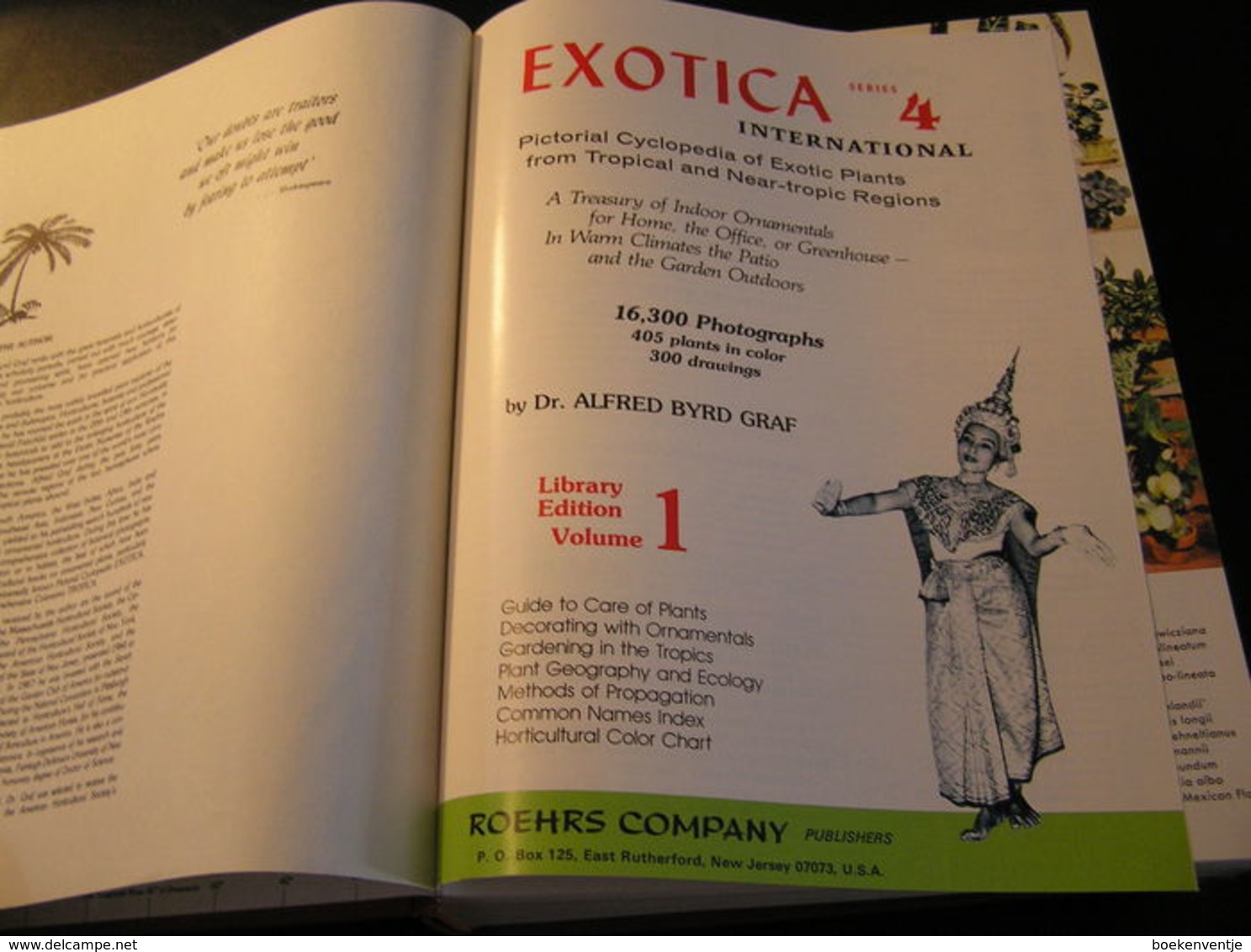 Exotica Series 4 / Pictorial Cyclopedia Of Exotic Plants From Tropical And Near-tropic Regions / Libray Edition - Encyclopedieën