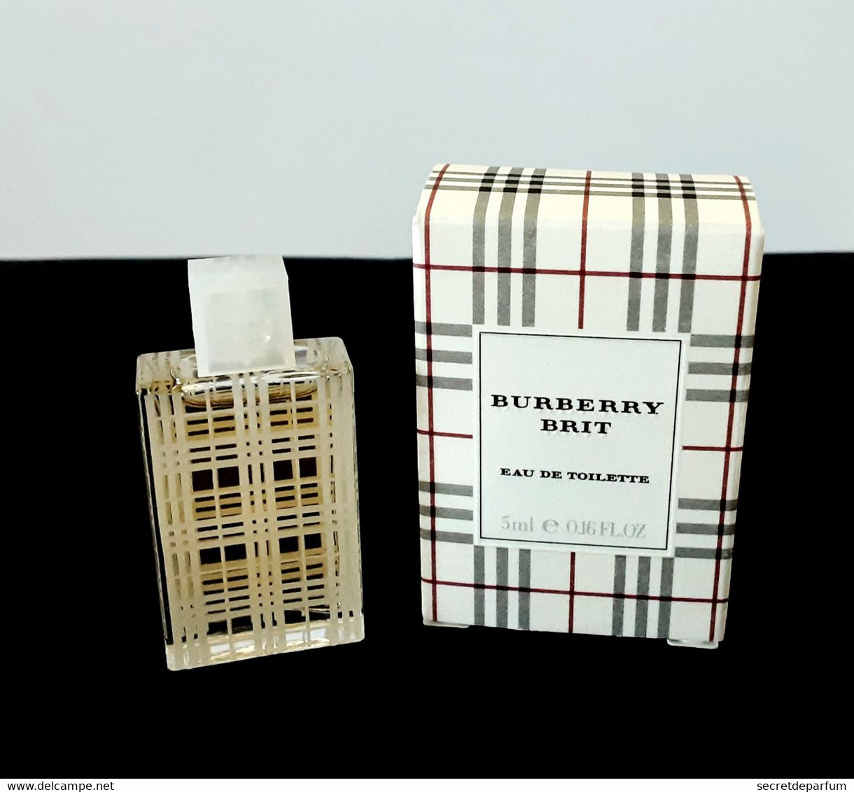 Miniatures De Parfum BURBERRY BRIT   EDT   5 Ml + Boite - Miniatures Femmes (avec Boite)