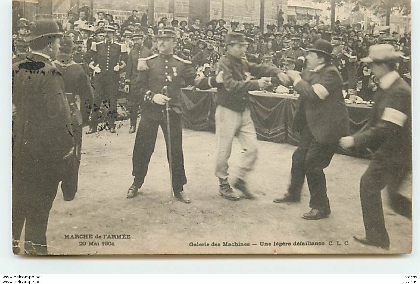 PARIS - Marche De L'Armée 29 Mai 1904 - Galerie Des Machines - Une Légère Défaillance - Autres & Non Classés