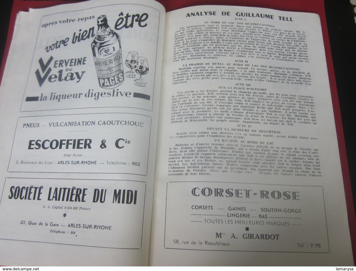 1951-ARLES-PROGRAMME MUSIQUE 7é REGIMENT GENIE MILITAIRE-GALAS ARTISTIQUES-CHORÉGRAPHIQUES-FOLKLORIQUE-CORRIDA-LA FLOTTE