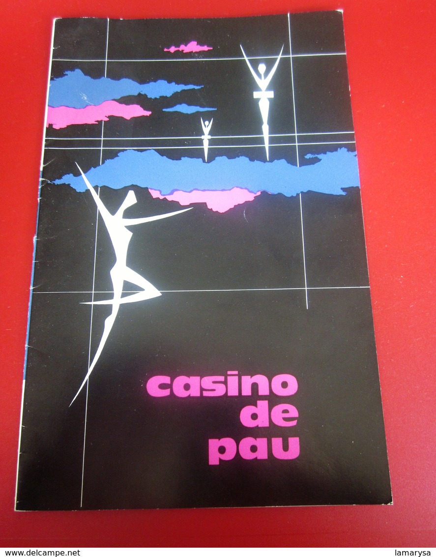 1951-CASINO DE PAU -PROGRAMME- MOUSSORGSKI-BORODINE- PROKOFIEV GALA ARTISTIQUE-CHORÉGRAPHIQUES-PUBLICITÉ ONDINE-FLORIDE - Programmes