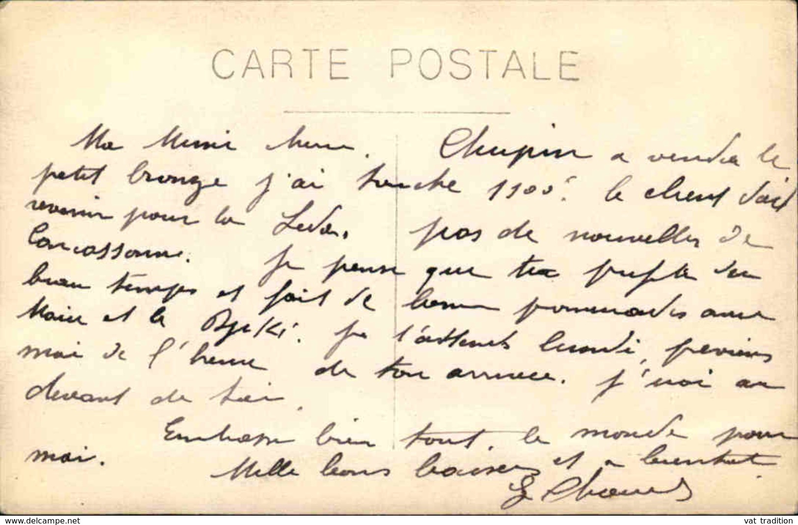 CARTE POSTALE - Carte Photo à Identifié - L 29769 - To Identify